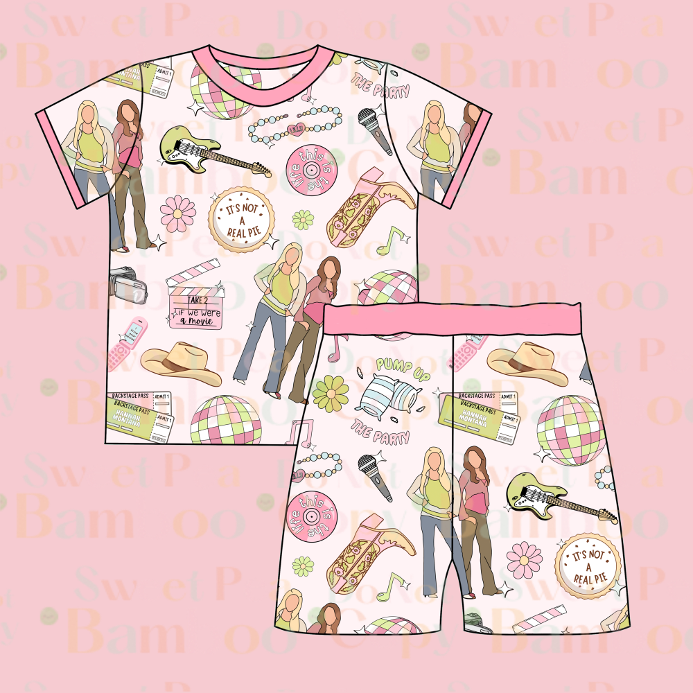 Best of Both Worlds Bamboo SS Two Piece PJS PREORDER TAT May/June