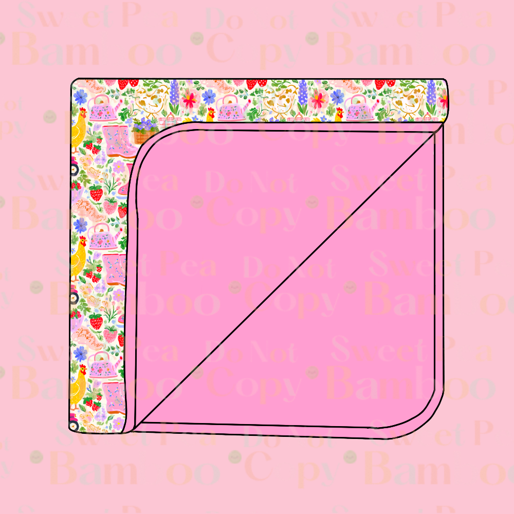 Farmer’s Market 50x50 Blanket PREORDER TAT Late April Early May