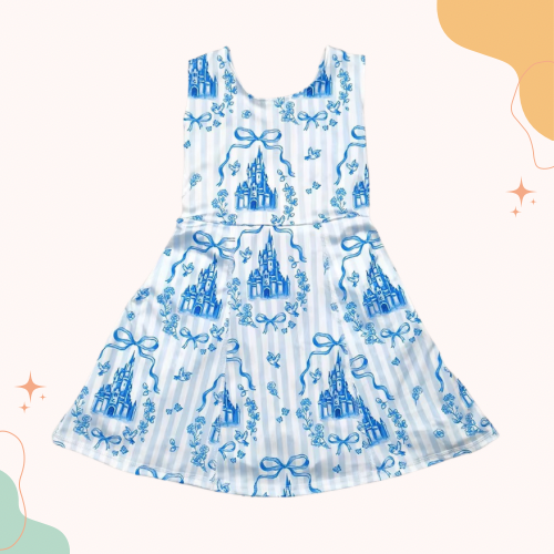 Athletic Dress Blue Castle