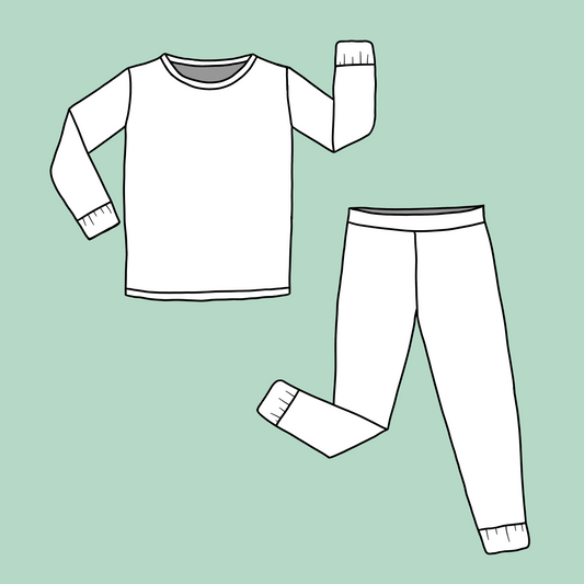 Custom Bamboo LS Two Piece PJS