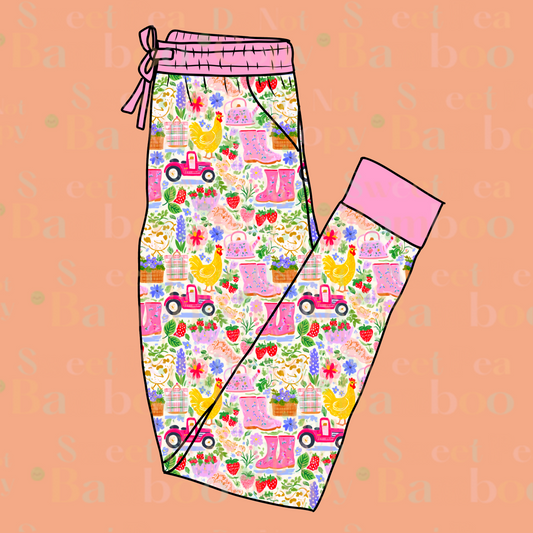 Farmers Market Mama Joggers PREORDER TAT Late April Early May